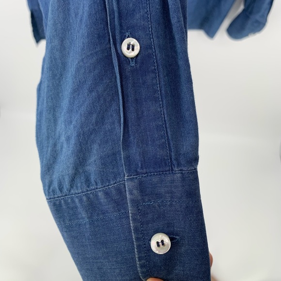 Loro Piana Men Long Sleeve button shirt 100% Cotton - Picture 4 of 7